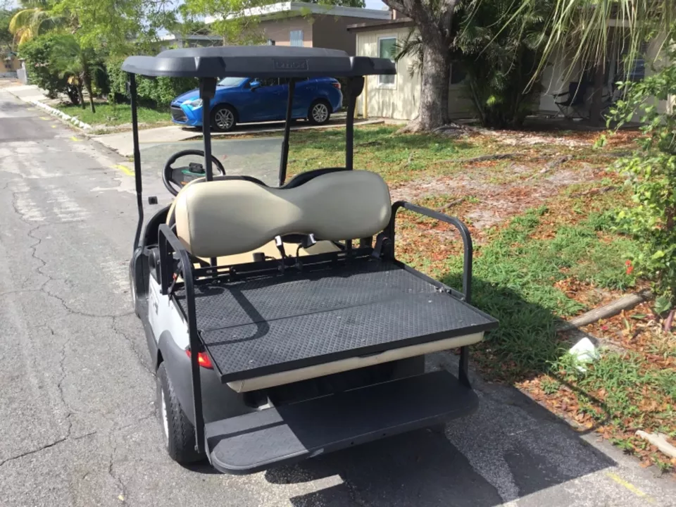 2017 grey Club Car Precedent 4 seat passenger